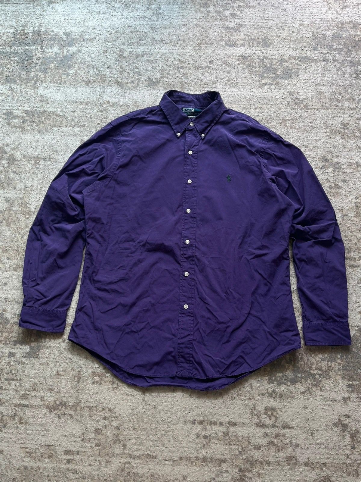Polo Ralph Lauren Polo Ralph Lauren Sz L Purple Shirt Rare Small Pony Size US L / EU 52-54 / 3 - 1 Thumbnail