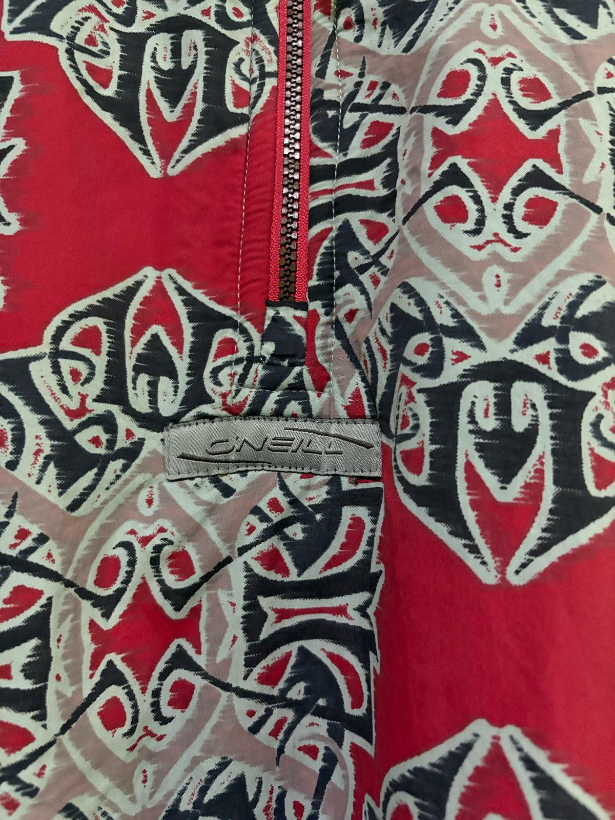 O'Neill Oniell Fleece Sweatshirt Half Zipper Art Design Size US M / EU 48-50 / 2 - 9 Thumbnail