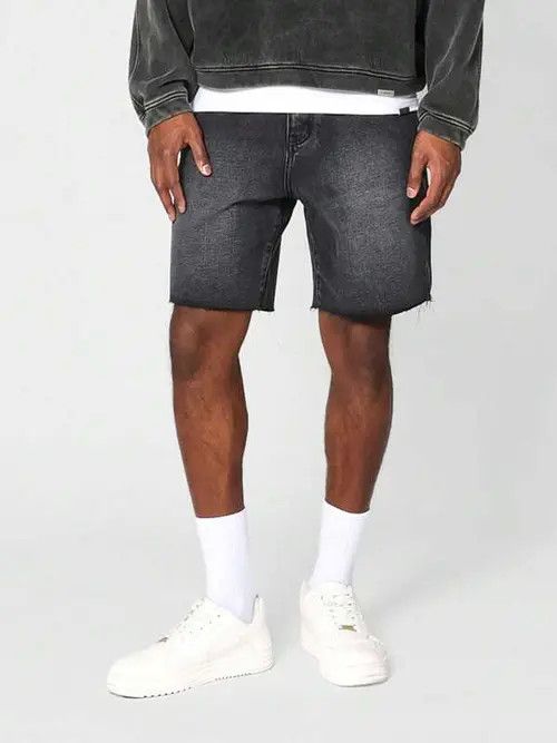 Jeans Denim Shorts Raw EDGY Distressed
