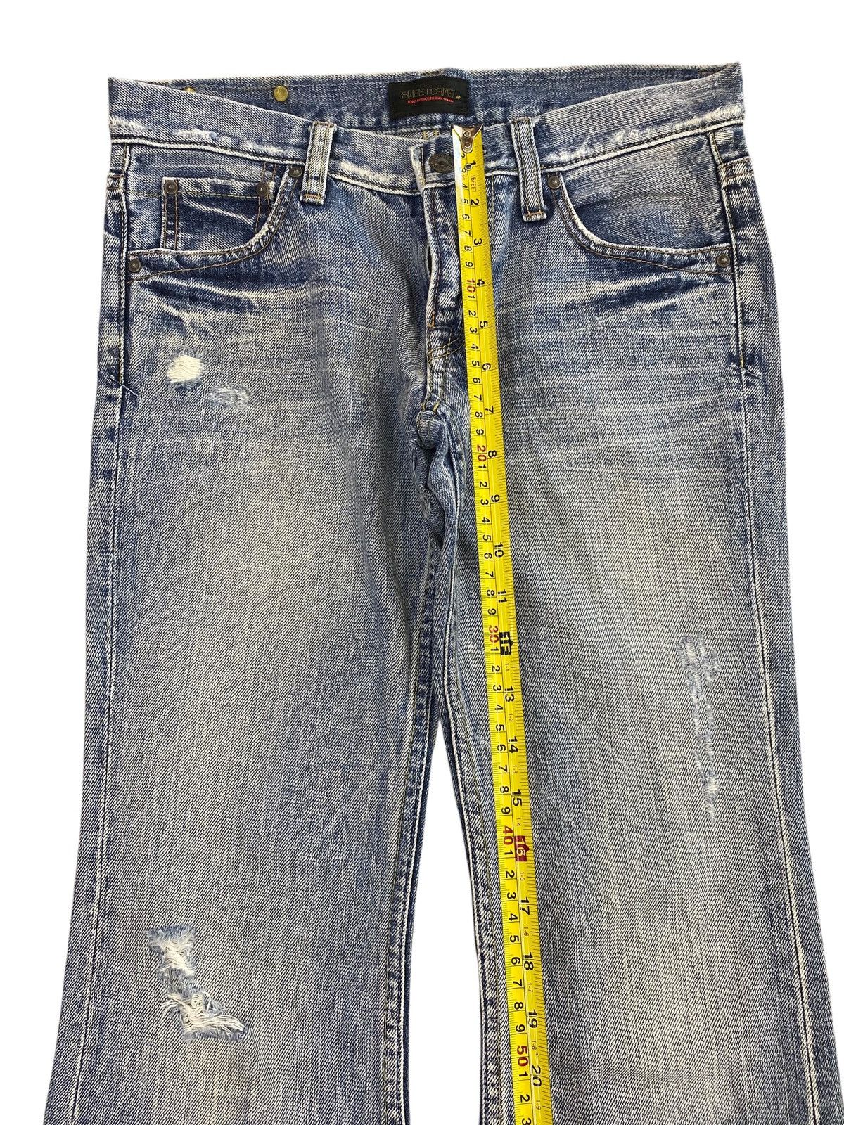 Other Sweet Camel Faded Light Wash Style Flare Jeans Size US 30 / EU 46 - 6 Thumbnail