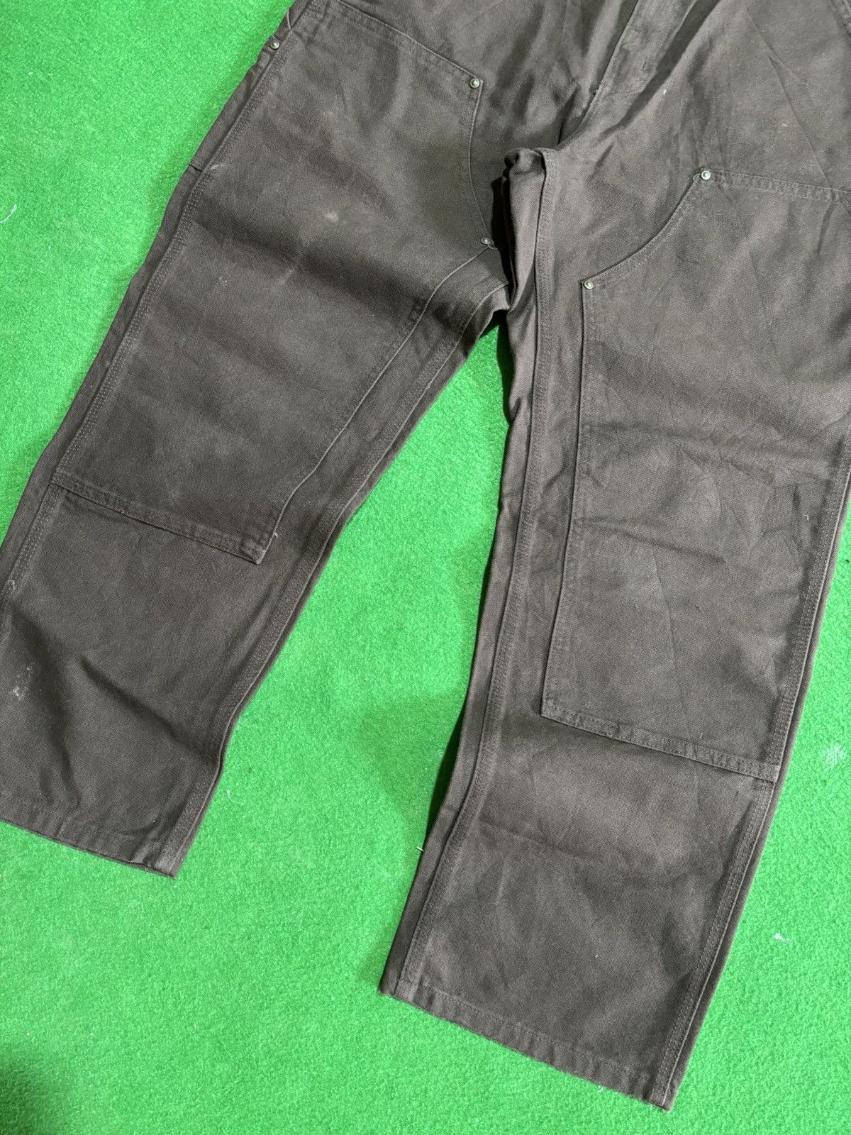 Other DARK BROWN CARHARTT DOUBLLE KNEE - MODEL[ B136- DKB ] Size US 34 / EU 50 - 3 Thumbnail
