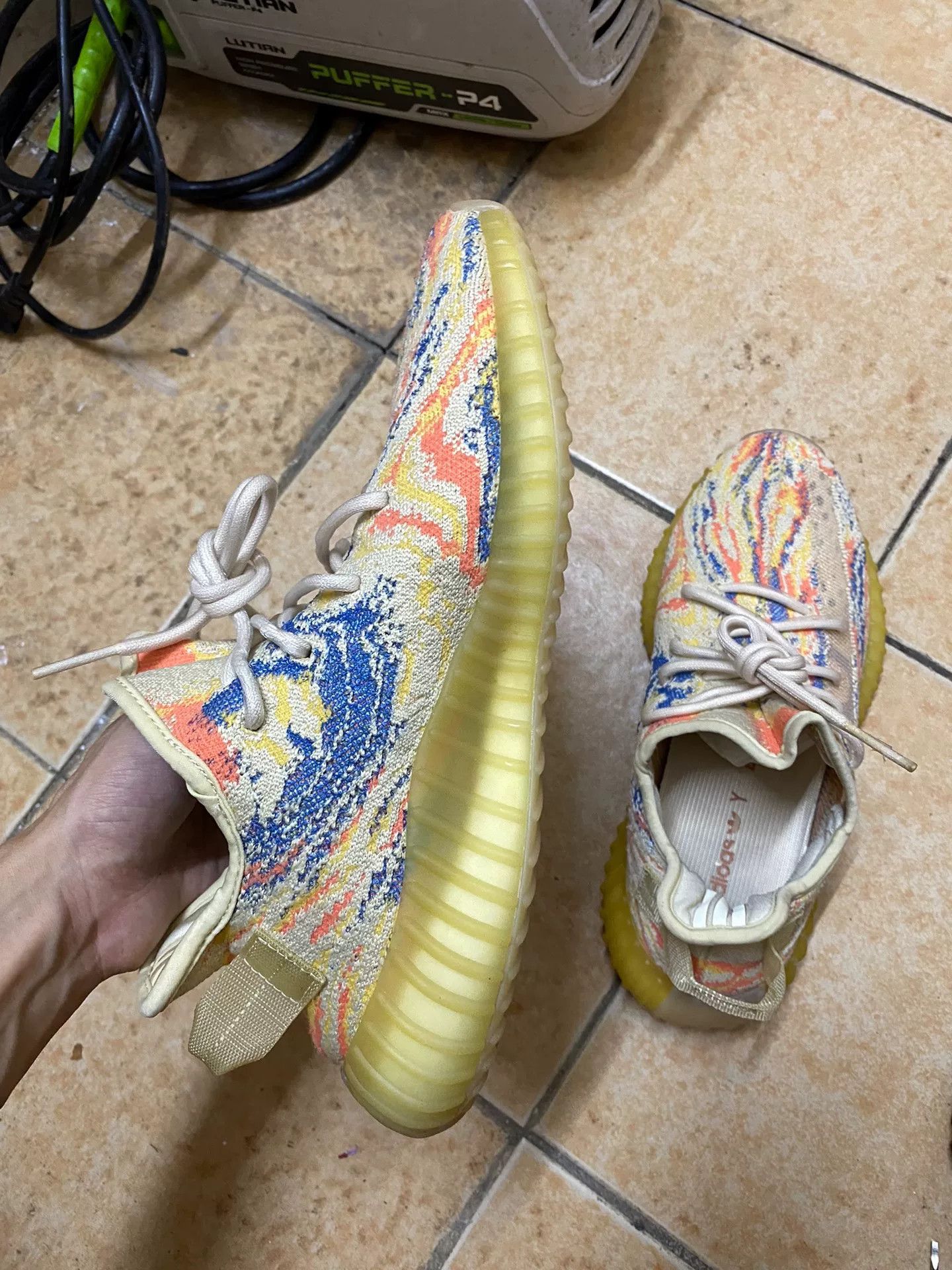 Adidas Adidas YEEZY350 Yellow Lowtop Sneakers 40 Men Size US 7.5 / EU 40-41 - 1 Thumbnail