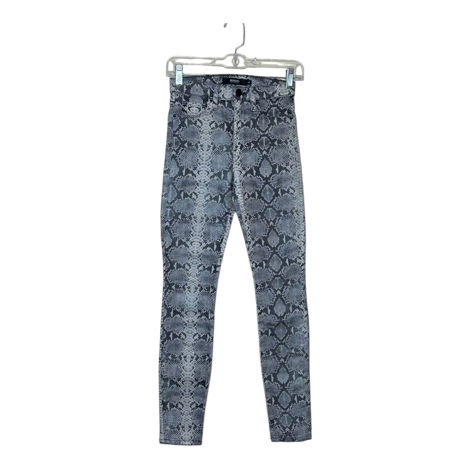 Hudson Hudson shimmery python skinny stretch jeans size 24 - 0 Size 25" / US 0 / IT 36 - 10 Thumbnail