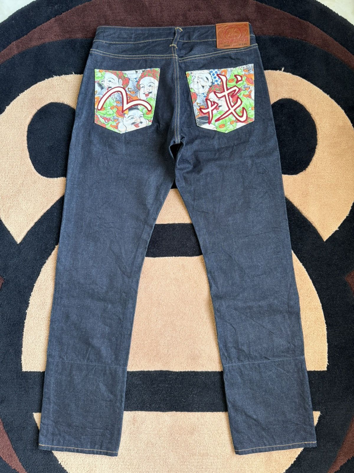 Evisu EVISU little daicock style denim jeans！size：32x34 Size US 32 / EU 48 - 1 Thumbnail