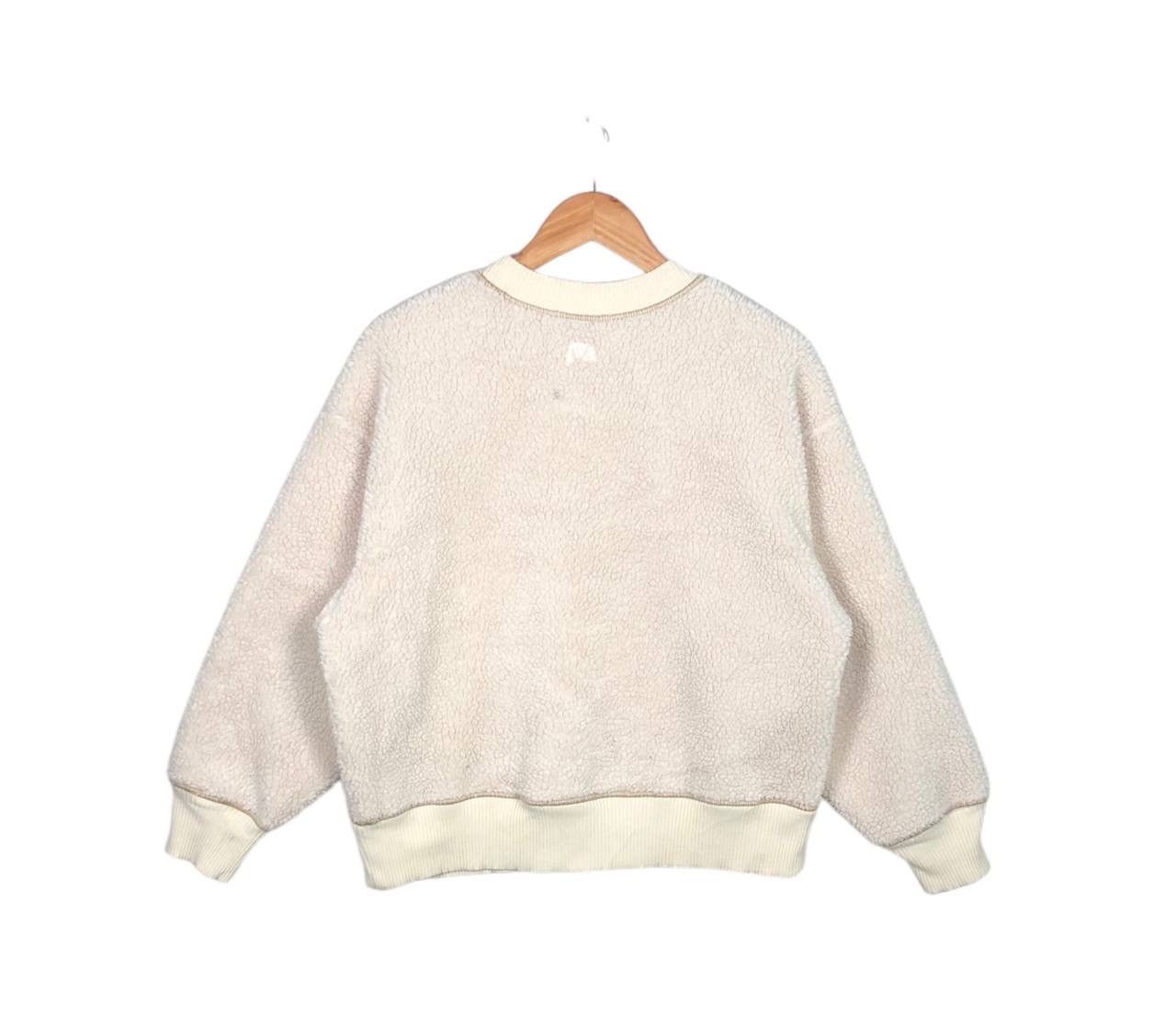 JW Anderson × Uniqlo J.W.Anderson X Uniqlo Beige Fleece Sherpa Sweatshirt Size US M / EU 48-50 / 2 - 2 Thumbnail