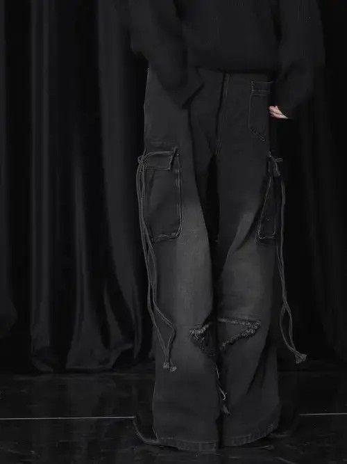 Jean y2k hiphop skate pattern jeans Size US 30 / EU 46 - 3 Thumbnail