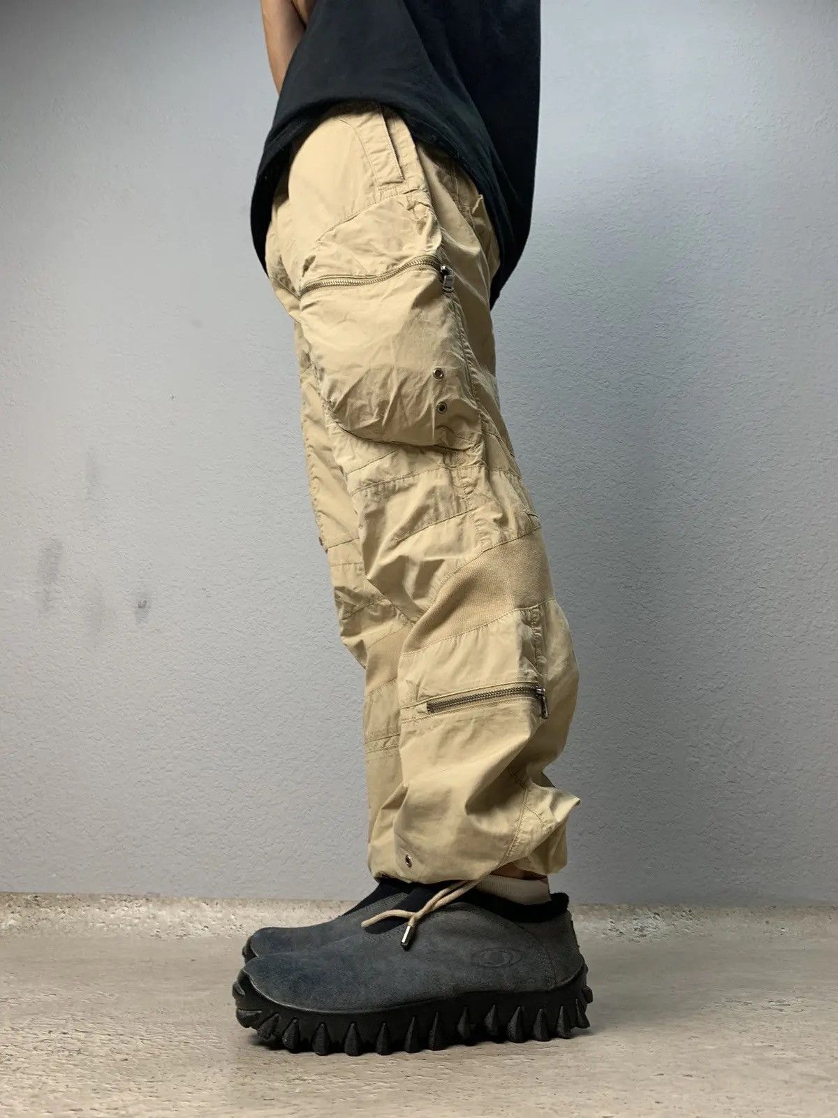 Japanese Brand Vintage Polo Ralph Lauren Cargo Pants Multi Pocket faded Y2K Size US 32 / EU 48 - 5 Thumbnail