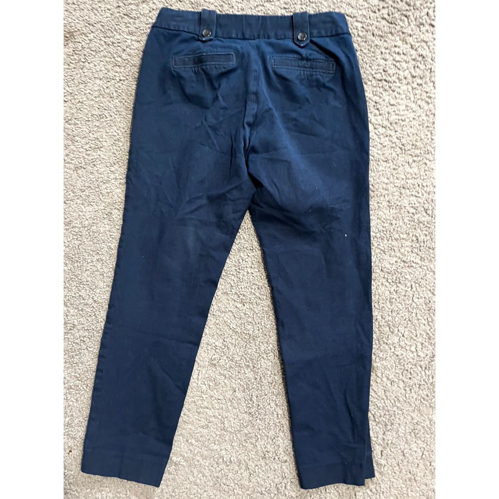 Banana Republic Banana Republic Dress Pants Martin Fit Wool Blend Size 2 Navy Blue Womens Classic Size 26" / US 2 / IT 38 - 3 Thumbnail