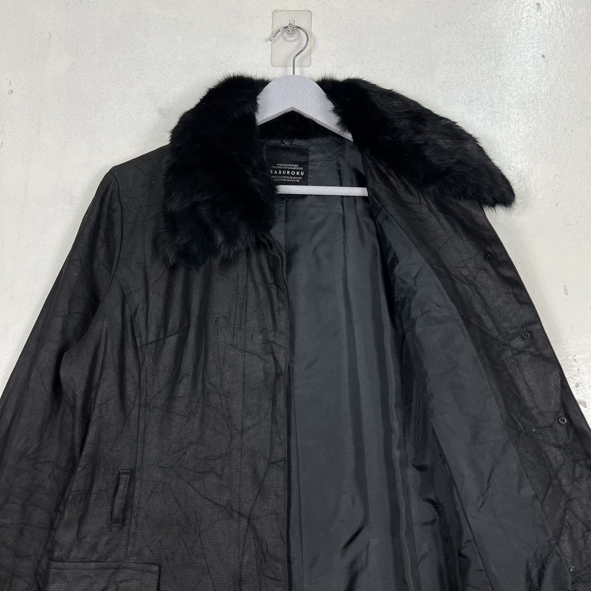 Japanese Brand 🔥 SABUROKU REAL FUR TRIM JACKET Size US M / EU 48-50 / 2 - 10 Thumbnail