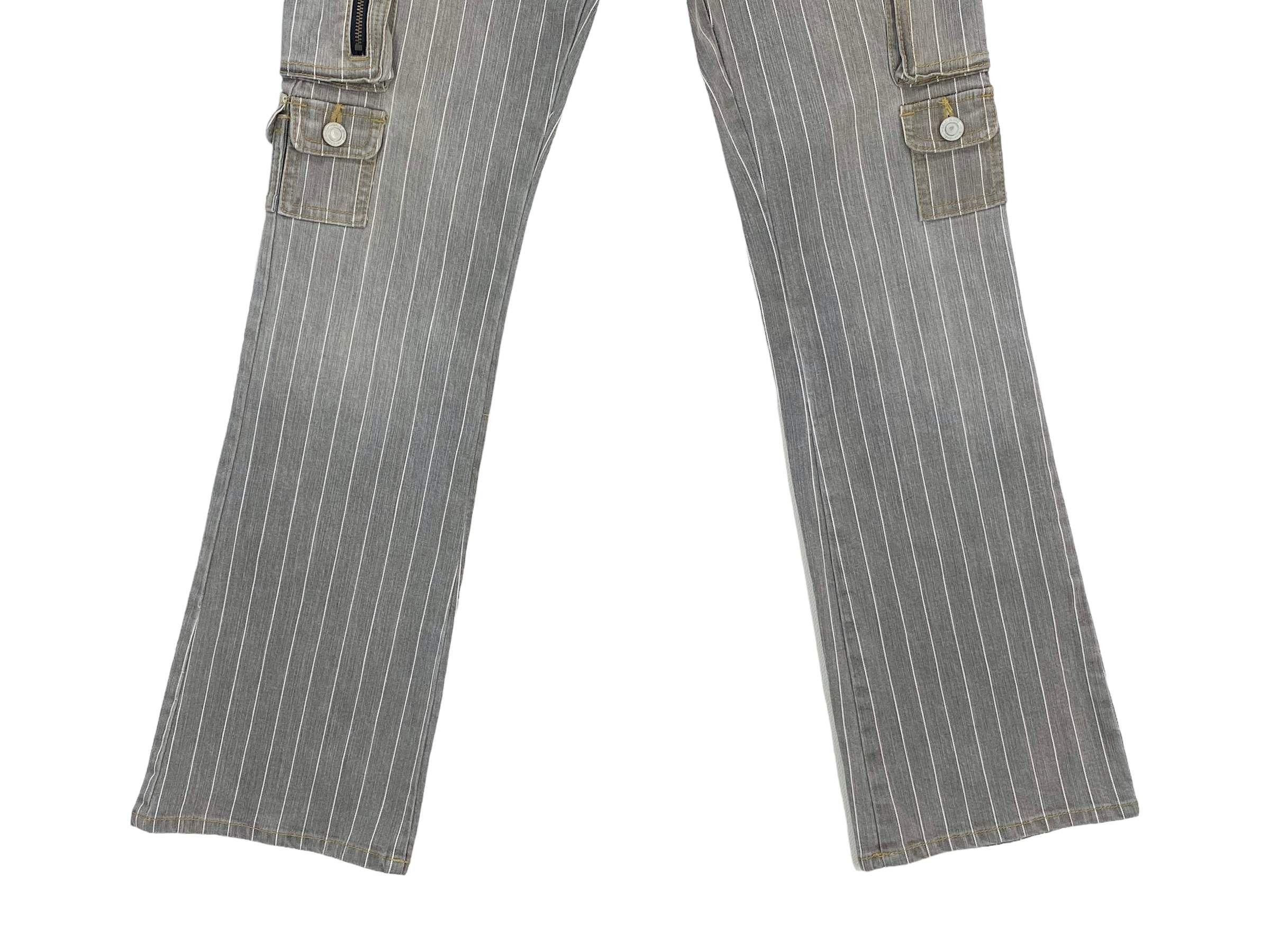 Japanese Brand Oririn Jeans Cargo Stripes Hickory Jeans Size US 28 / EU 44 - 4 Thumbnail
