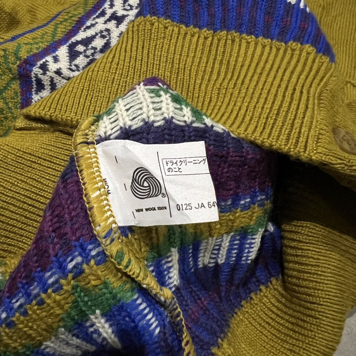 Kenzo 1990s Kenzo Golf Navajo Vest Wool Knit Size M / US 6-8 / IT 42-44 - 7 Thumbnail