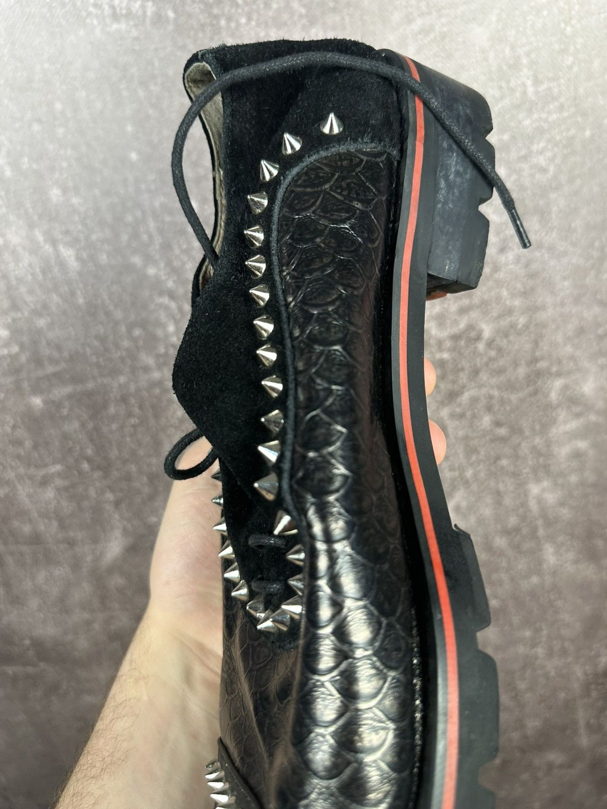 Christian Louboutin Christian Louboutin Champignac Leather & Suede Oxford Size US 13 / EU 46 - 8 Thumbnail