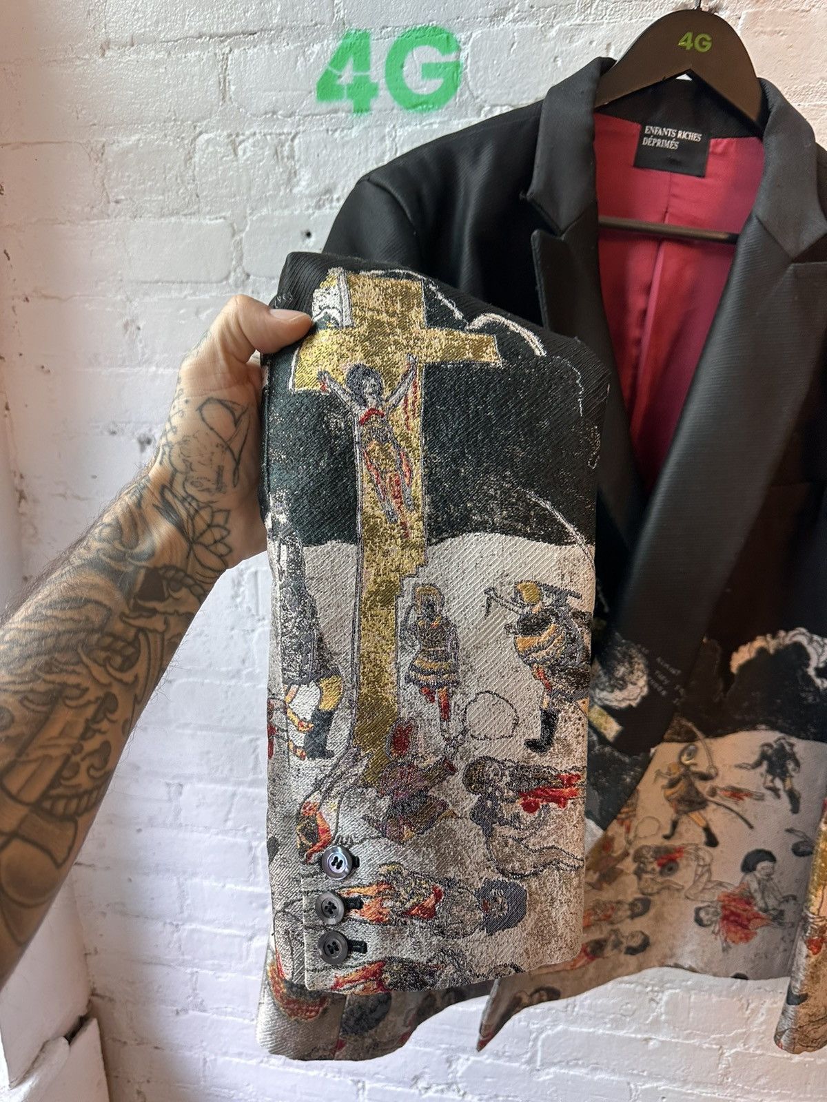 Enfants Riches Deprimes ERD CROSS RUNWAY JACKET BLAZER L/XL 4GSELLER Size US XL / EU 56 / 4 - 4 Thumbnail