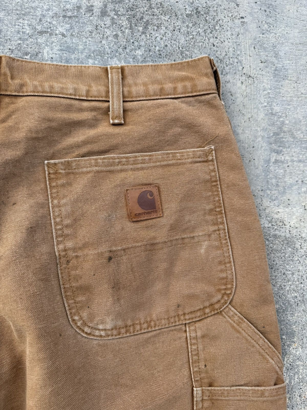 Carhartt VINTAGE CARHARTT WORKWEAR CARPENTER PAINT DISTRESSED BAGGY Size US 30 / EU 46 - 6 Thumbnail