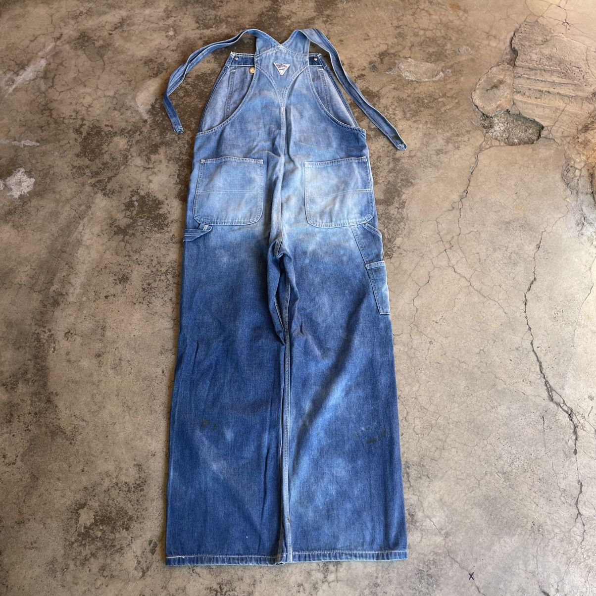 Big John 🔥Vintage Big John Overall Jumsuits Workers Wear Denim Jeans Size US 36 / EU 52 - 4 Thumbnail