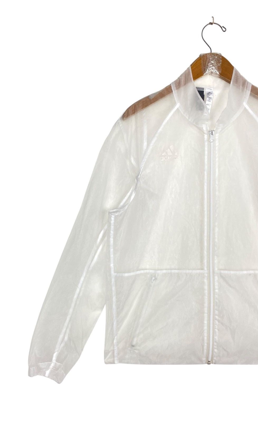 Adidas Rare‼️ Adidas Transparent Light Jacket Size M / US 6-8 / IT 42-44 - 5 Thumbnail