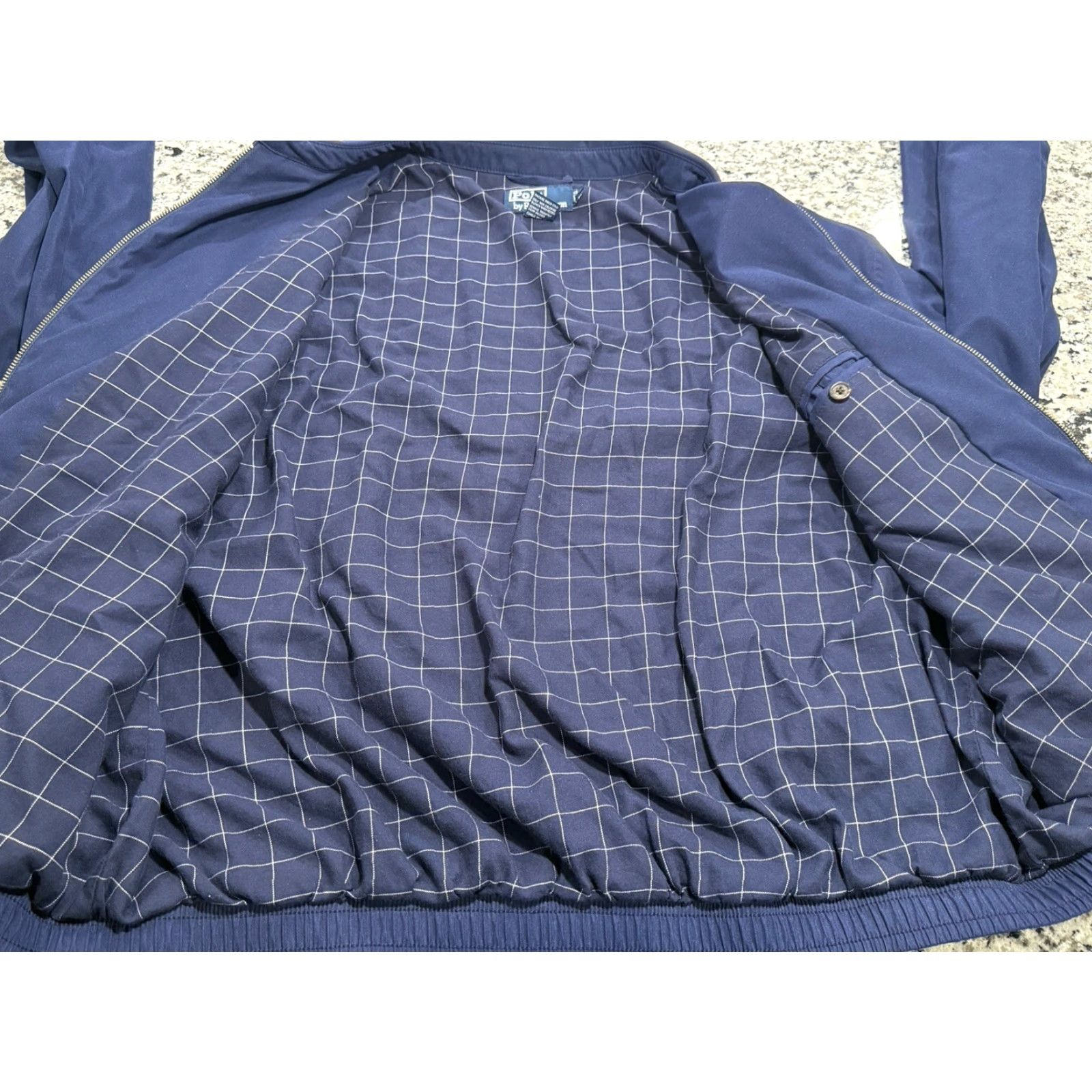 Polo Ralph Lauren VTG Polo Ralph Lauren Bomber Jacket Bi-Swing Blue 2XL Zip Lined Cotton Casual Mens Size US XXL / EU 58 / 5 - 4 Thumbnail