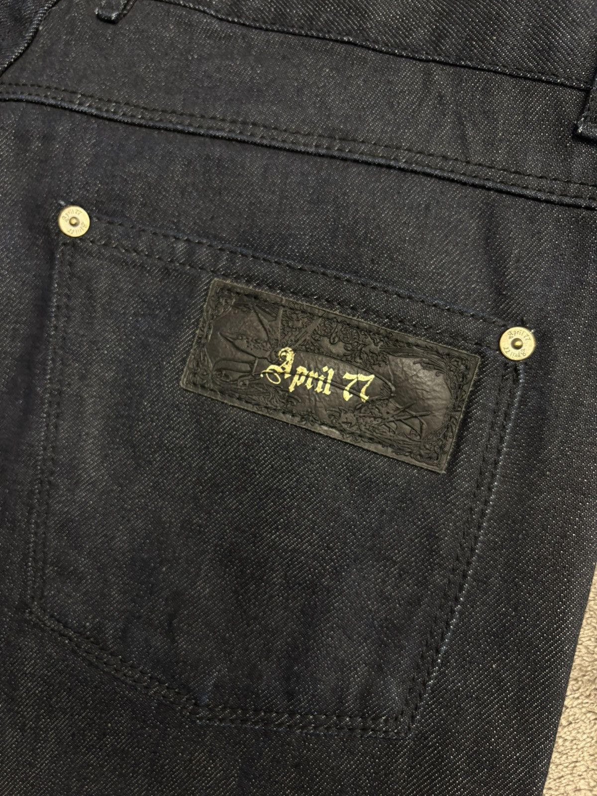 April 77 April 77 guitarist jeans raw denim blue Size 33 Size US 33 - 9 Thumbnail