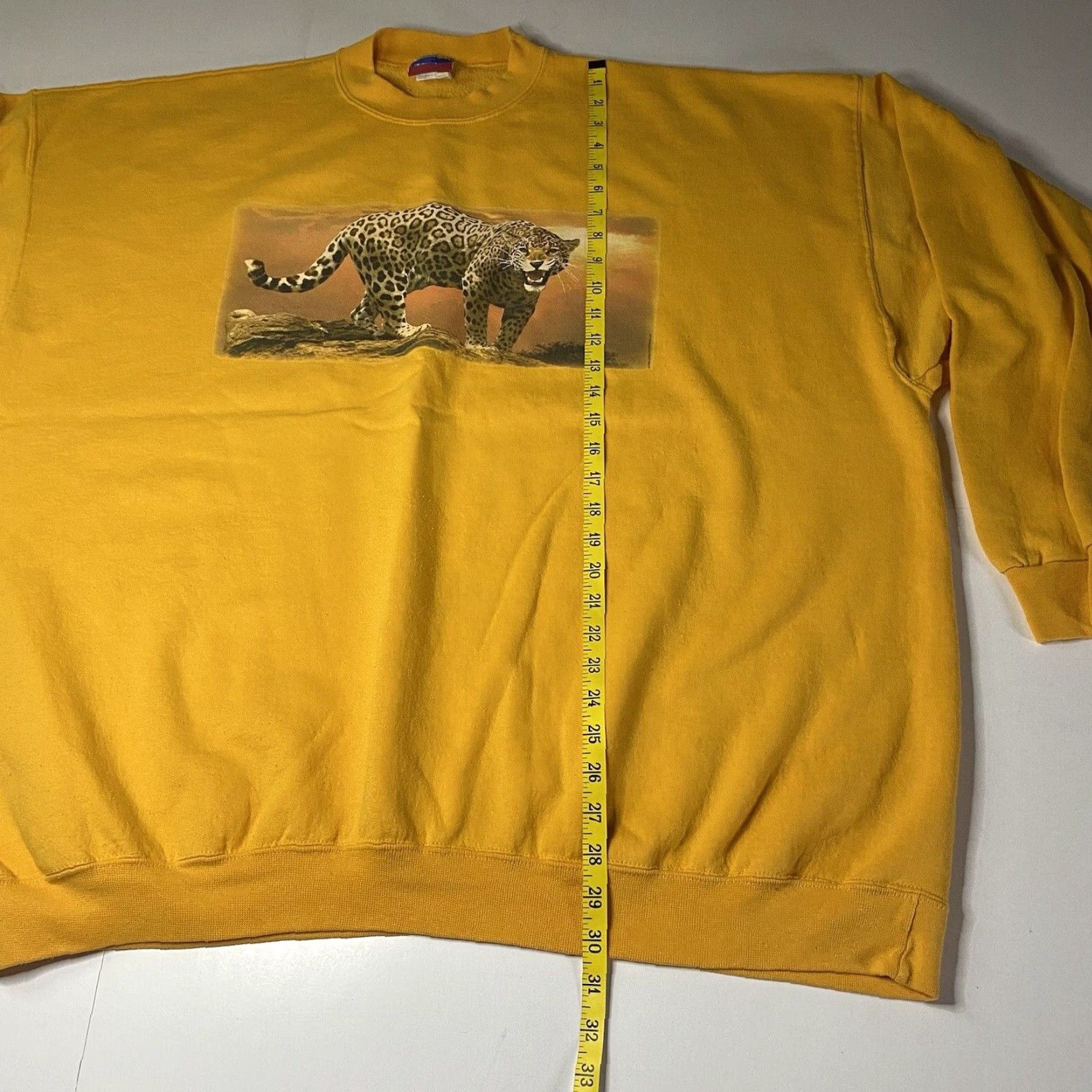 Champion VINTAGE Champion Animal Print Cheetah Crewneck Sweatshirt 3XL 3TG 3EG Unisex Adults Size US XXL / EU 58 / 5 - 6 Thumbnail