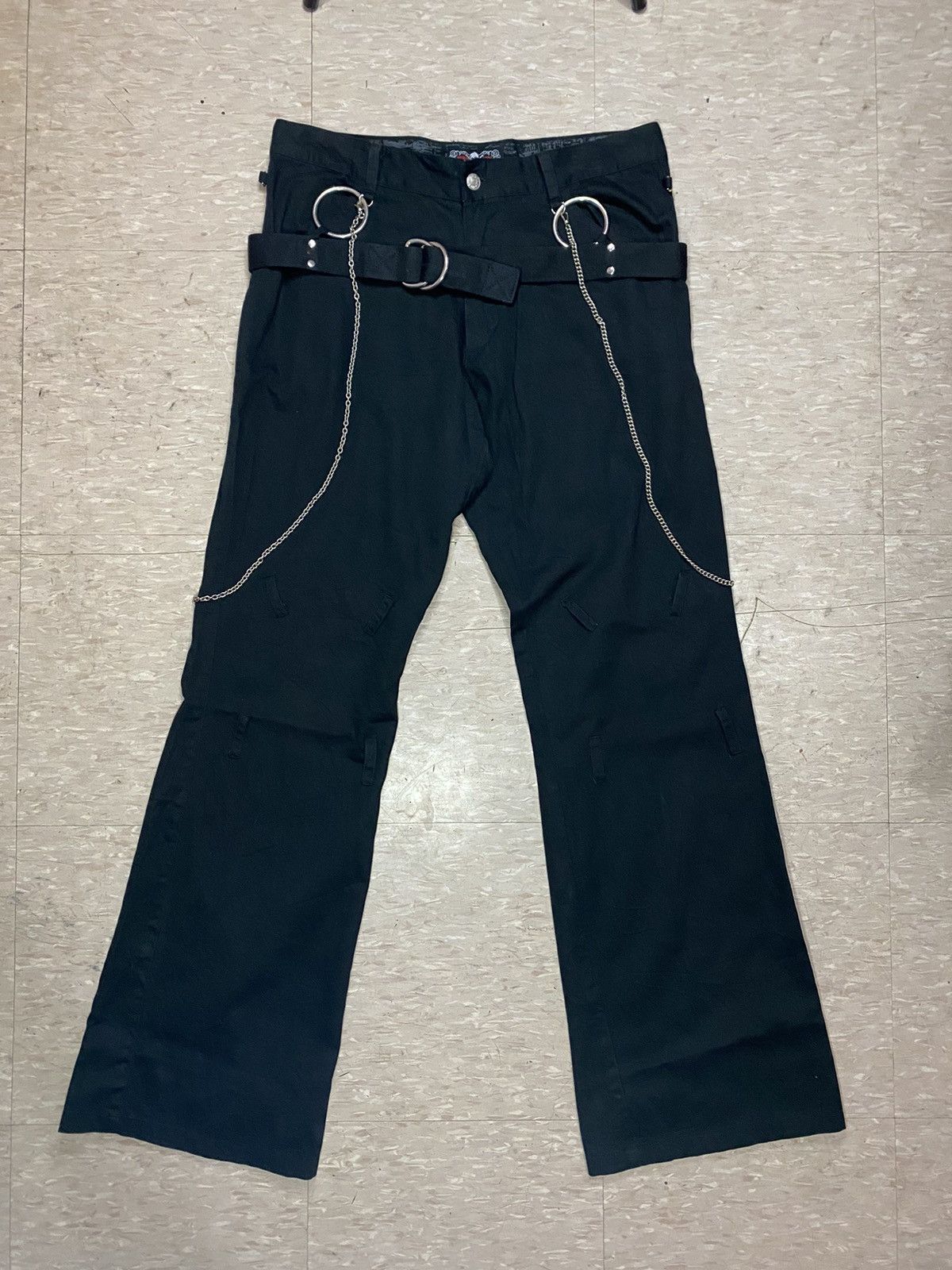 Japanese Brand × Seditionaries Mad punk gothic bondage pants Size US 33 - 3 Thumbnail