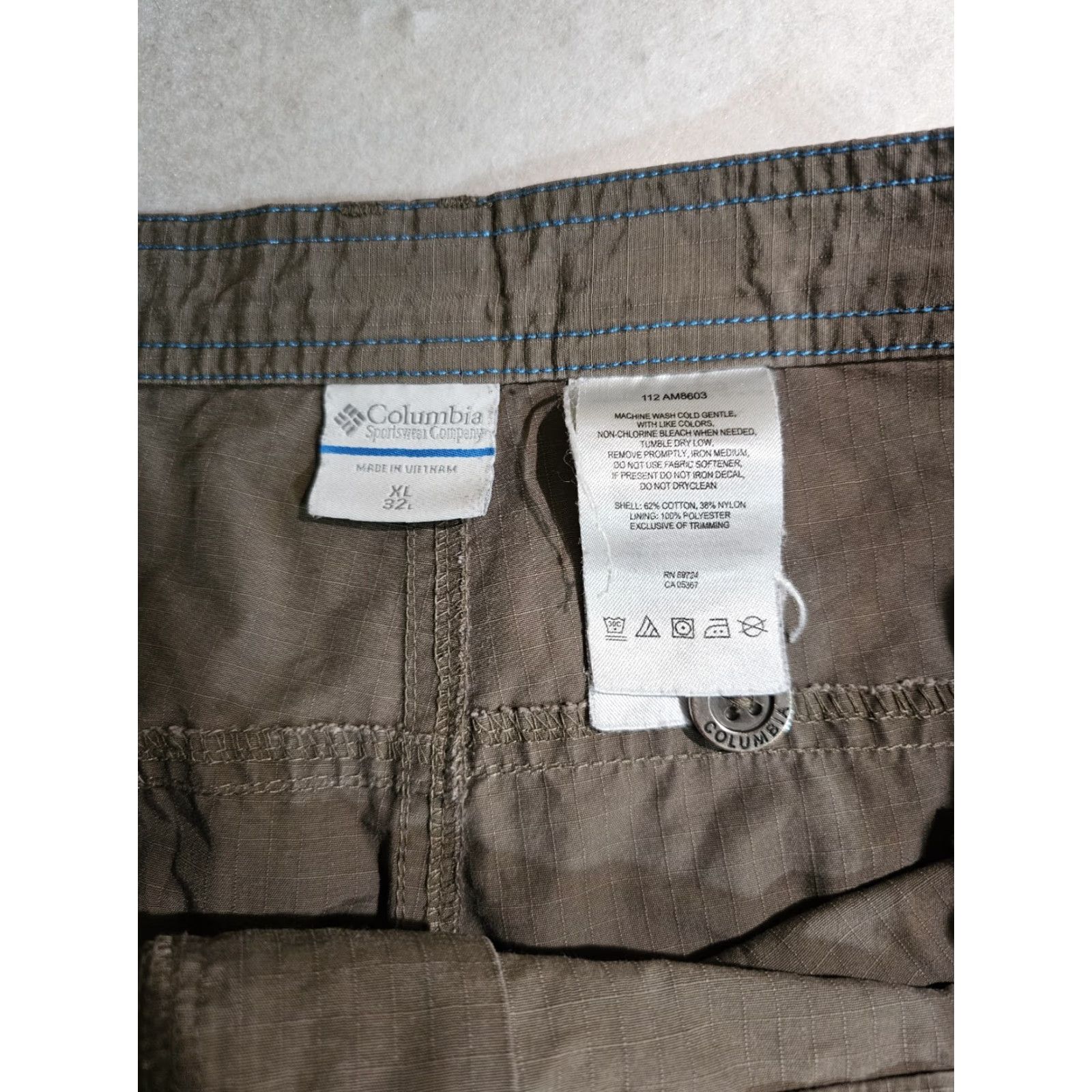 Vintage Columbia Sportswear Pants Cargo Convertible Hiking 2 Pair XL 32L Brown/Tan Size US 36 / EU 52 - 7 Thumbnail