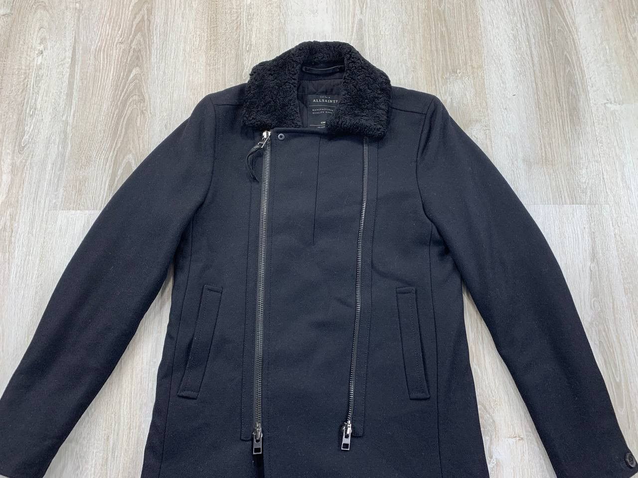 Womens wool jacket All Saints Size Small ( M ) Color Black