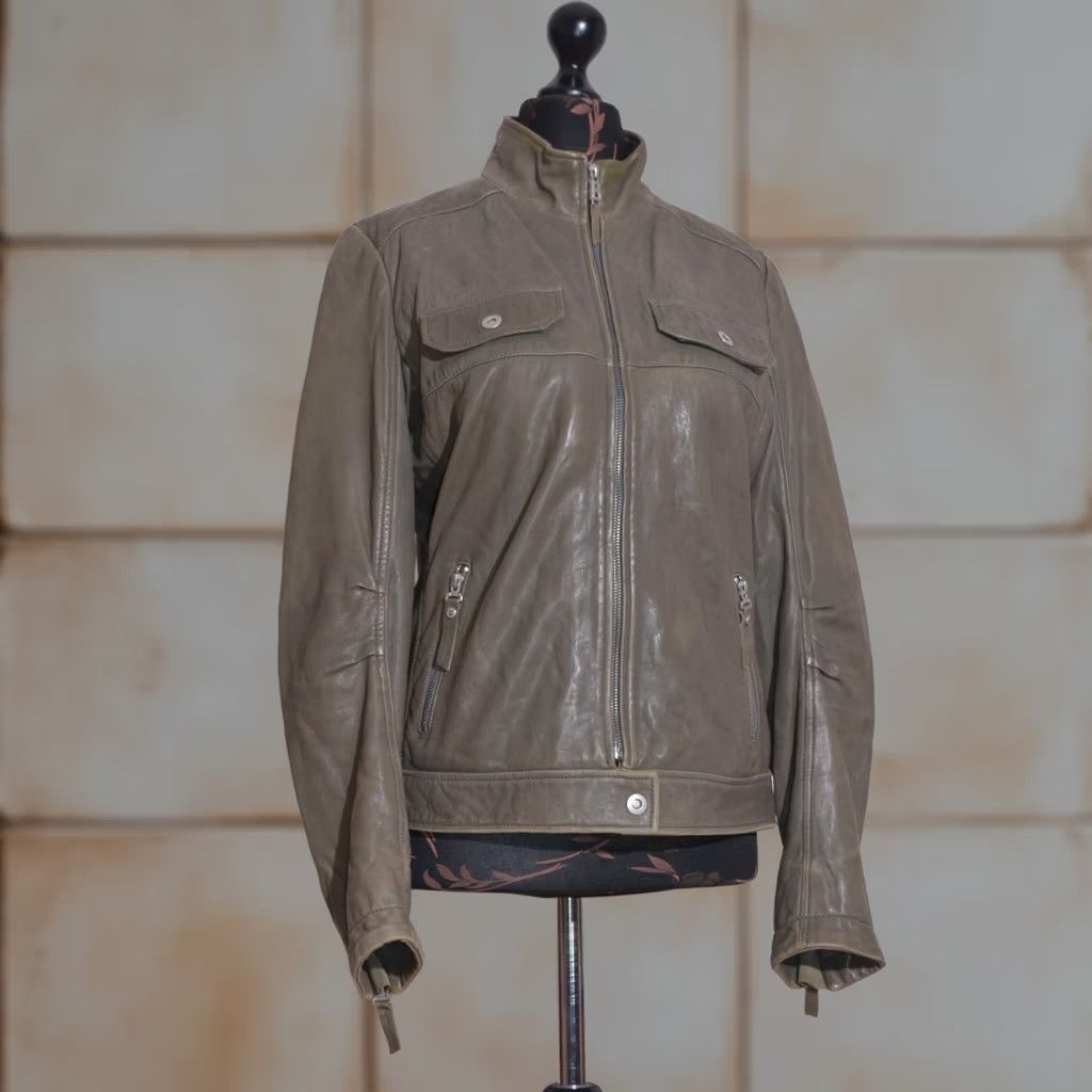 Bogner Bogner Fire+Ice Leather Jacket Women Lambskin Biker Style Zip Pockets US10 M/L Size M / US 6-8 / IT 42-44 - 1 Thumbnail