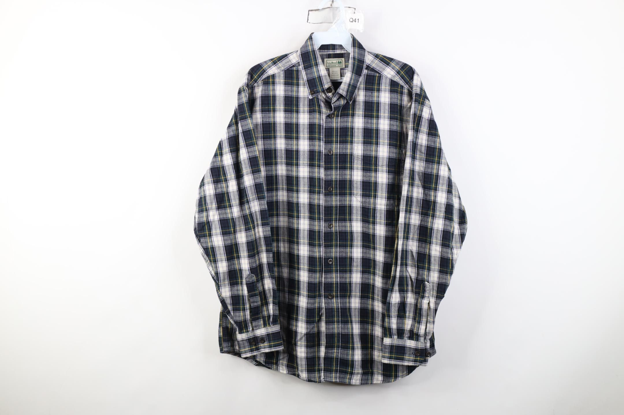 L.L. Bean Vintage 90s LL Bean Flannel Collared Button Down Shirt Plaid Size US M / EU 48-50 / 2 - 1 Thumbnail