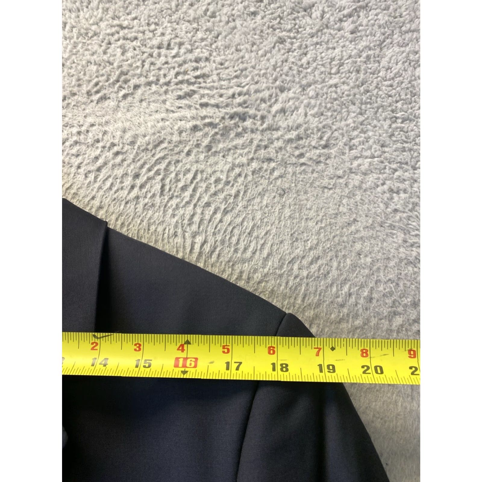 Vintage Emile Lafaurie Blazer Jacket Men 40R Gray Wool Button Closure Pockets Formal Mens Size 40R - 5 Thumbnail