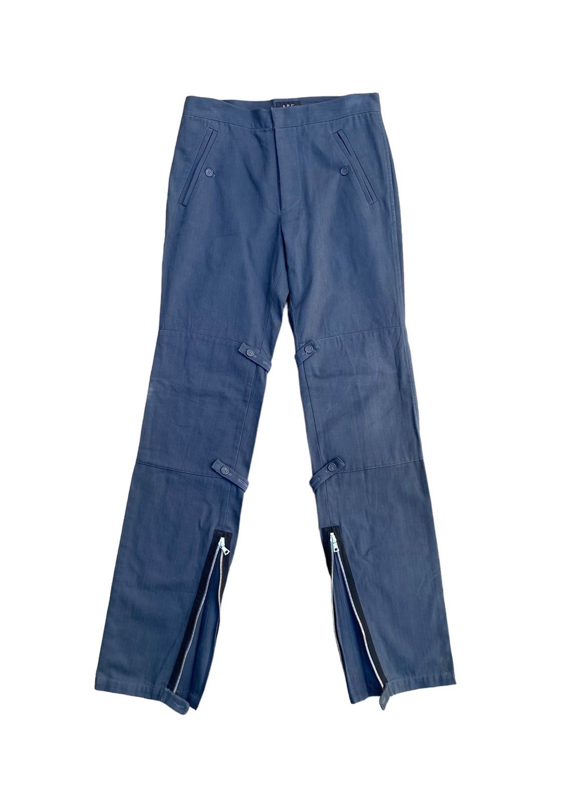 A.P.C. Apc Bondage Canvas Double Zipper Double Knee Pants Size US 31 - 1 Thumbnail