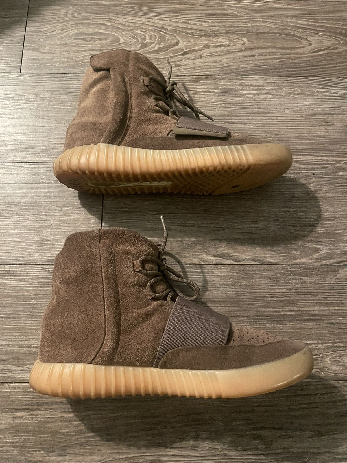 adidas gazelle silver green womens YEEZY Boost 750 (Gray/Light Brown)  THE-ECHELON