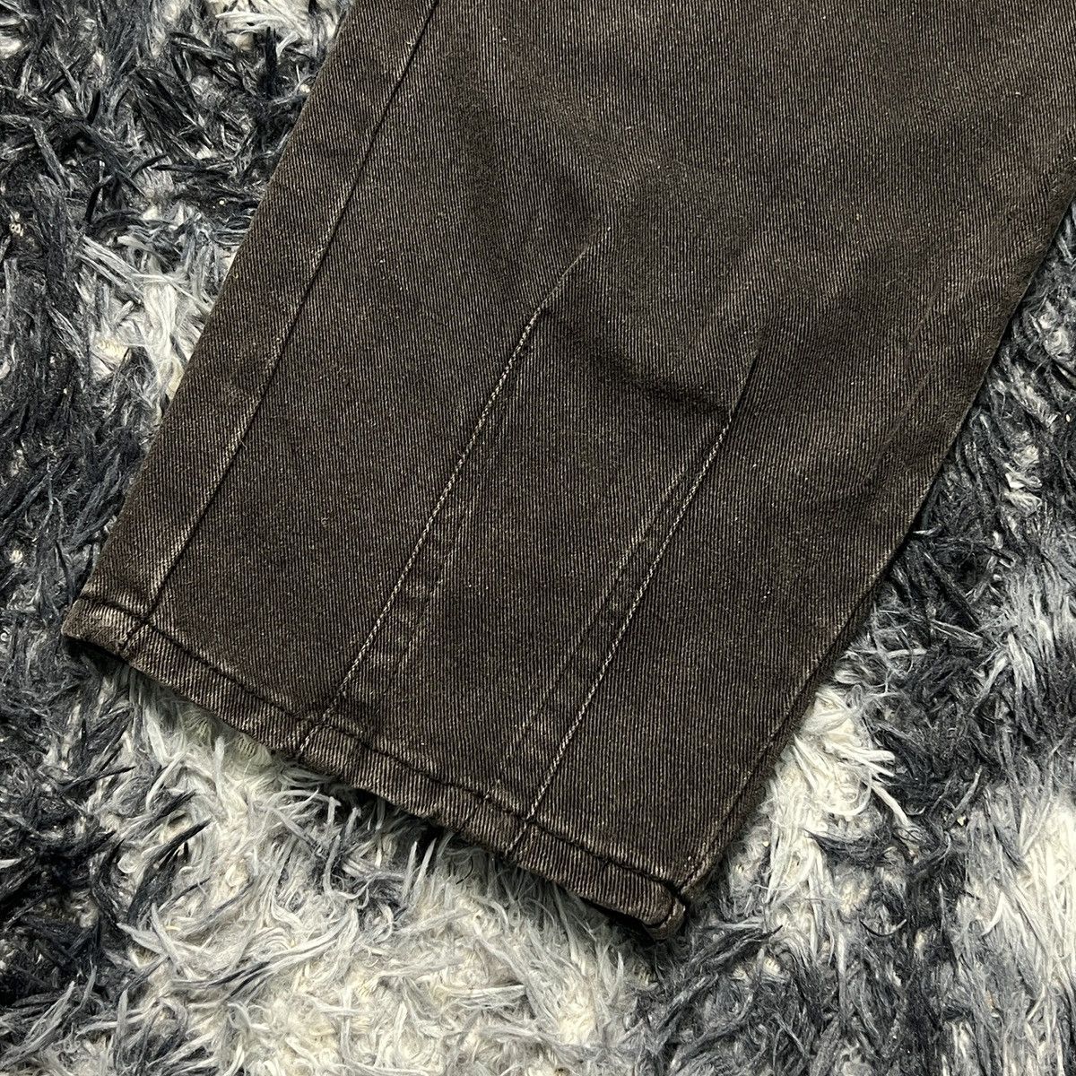 The Unbranded Brand Unbranded Wide Loose Denim Cargo Pants Size 26" / US 2 / IT 38 - 5 Thumbnail