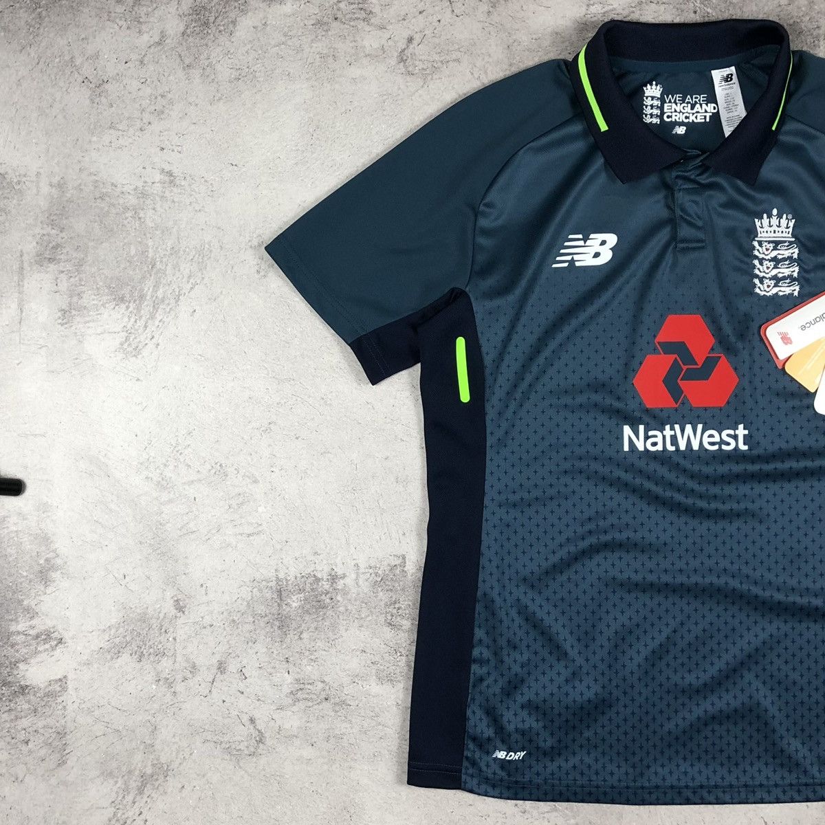 New Balance England Cricket ODI 2018-2019 New Balance WM Polo Jersey Size L / US 10 / IT 46 - 6 Thumbnail