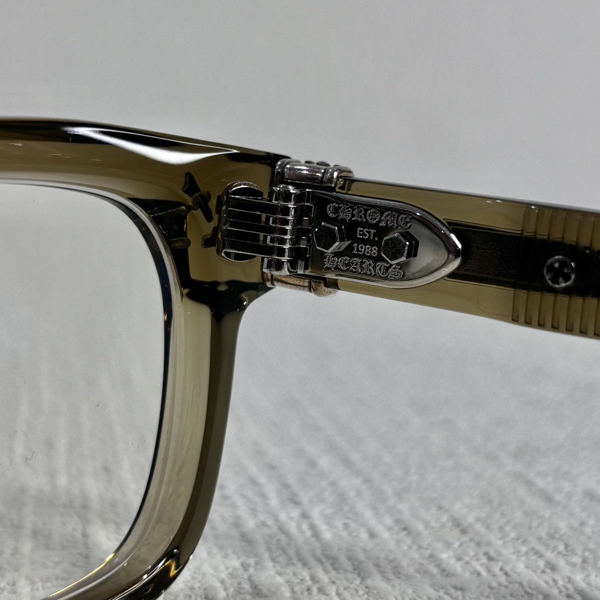 Chrome Hearts CHROME HEARTS PEN 15 ARMY EYEGLASSES Size ONE SIZE - 7 Thumbnail