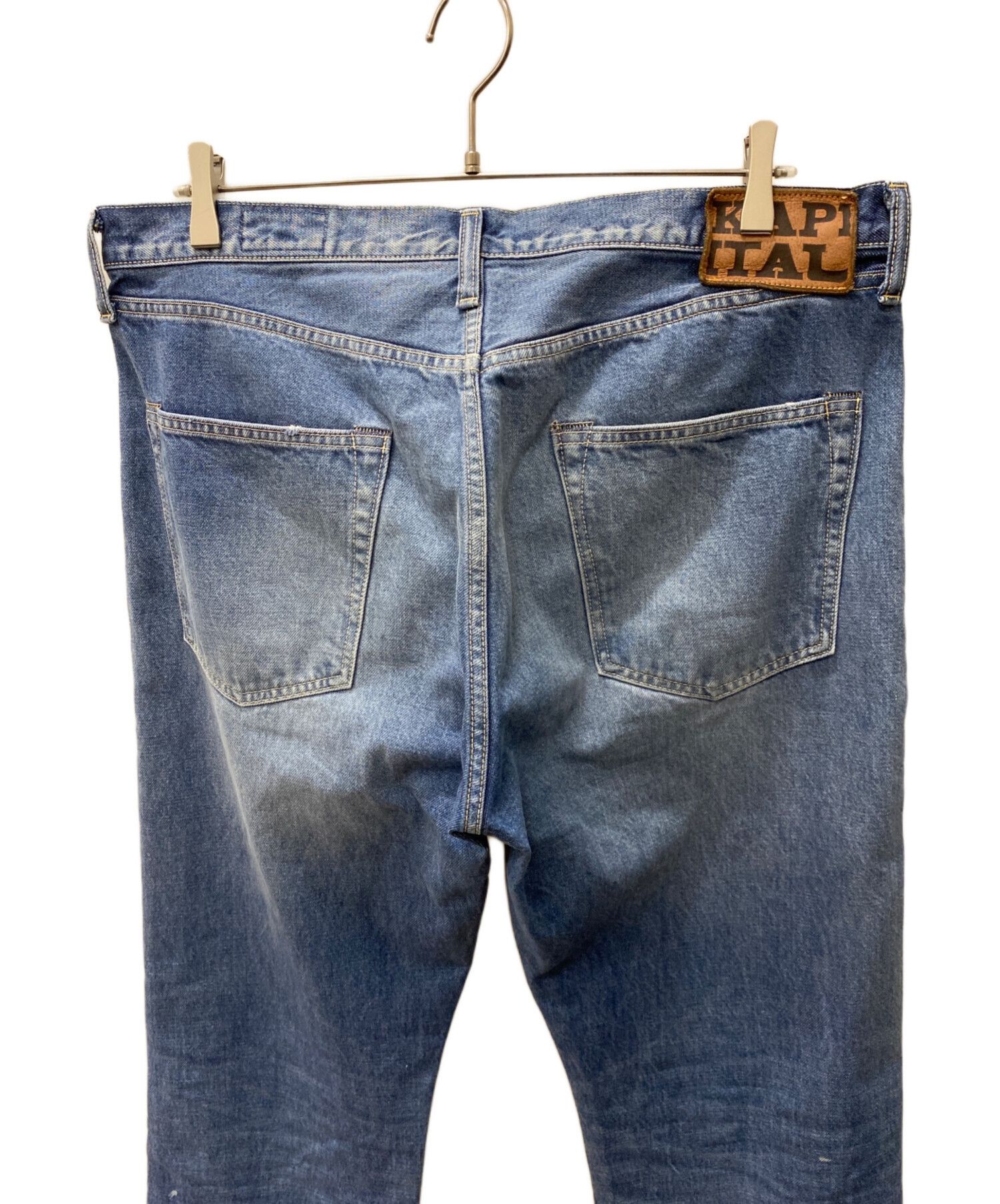 Kapital KAPITAL Distressed Denim Pants Blue W28 Size US 37 - 14 Thumbnail
