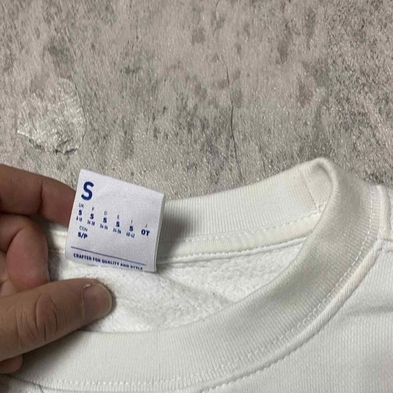 Reebok White Reebok sweatshirt with embroidered logo Size US S / EU 44-46 / 1 - 3 Thumbnail