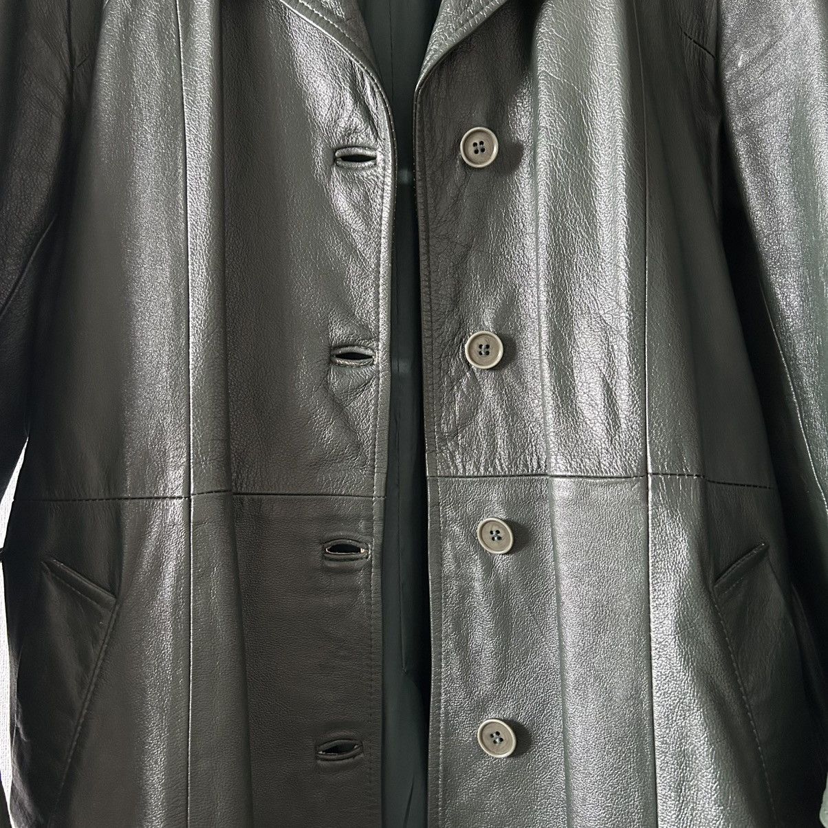 Alexander McQueen Alexander McQueen AW1997 Jungle Runway Leather Coat Maxim Size US M / EU 48-50 / 2 - 15 Thumbnail