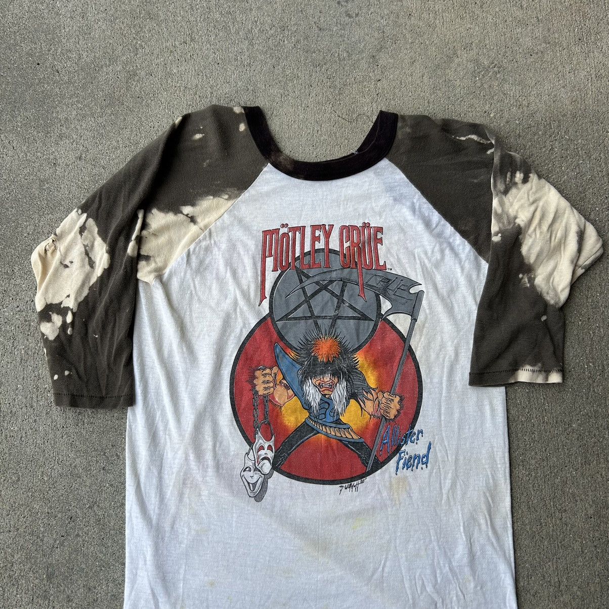 Band Tees 1985 Mötley Crüe Raglan Size US L / EU 52-54 / 3 - 2 Thumbnail