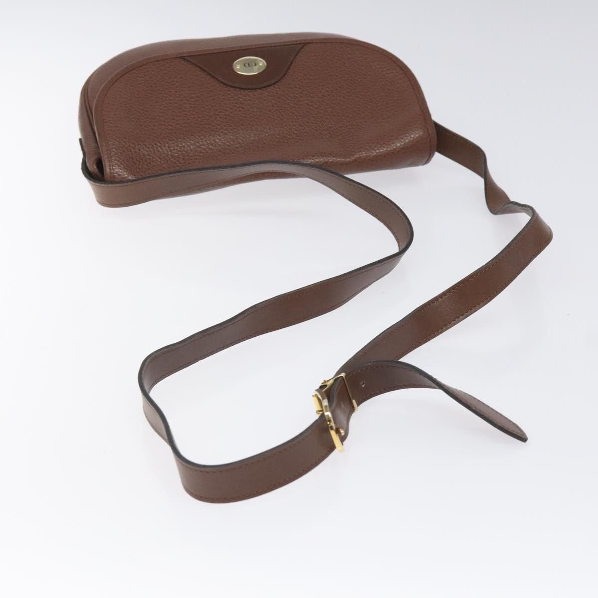 Dior DIOR Shoulder Bag Leather Brown Gold Size ONE SIZE - 7 Thumbnail