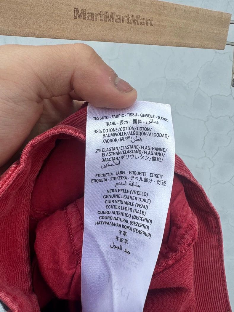 Gucci Gucci Red corduroy flared pants 2501-Nextarrow Size 28" / US 6 / IT 42 - 9 Thumbnail