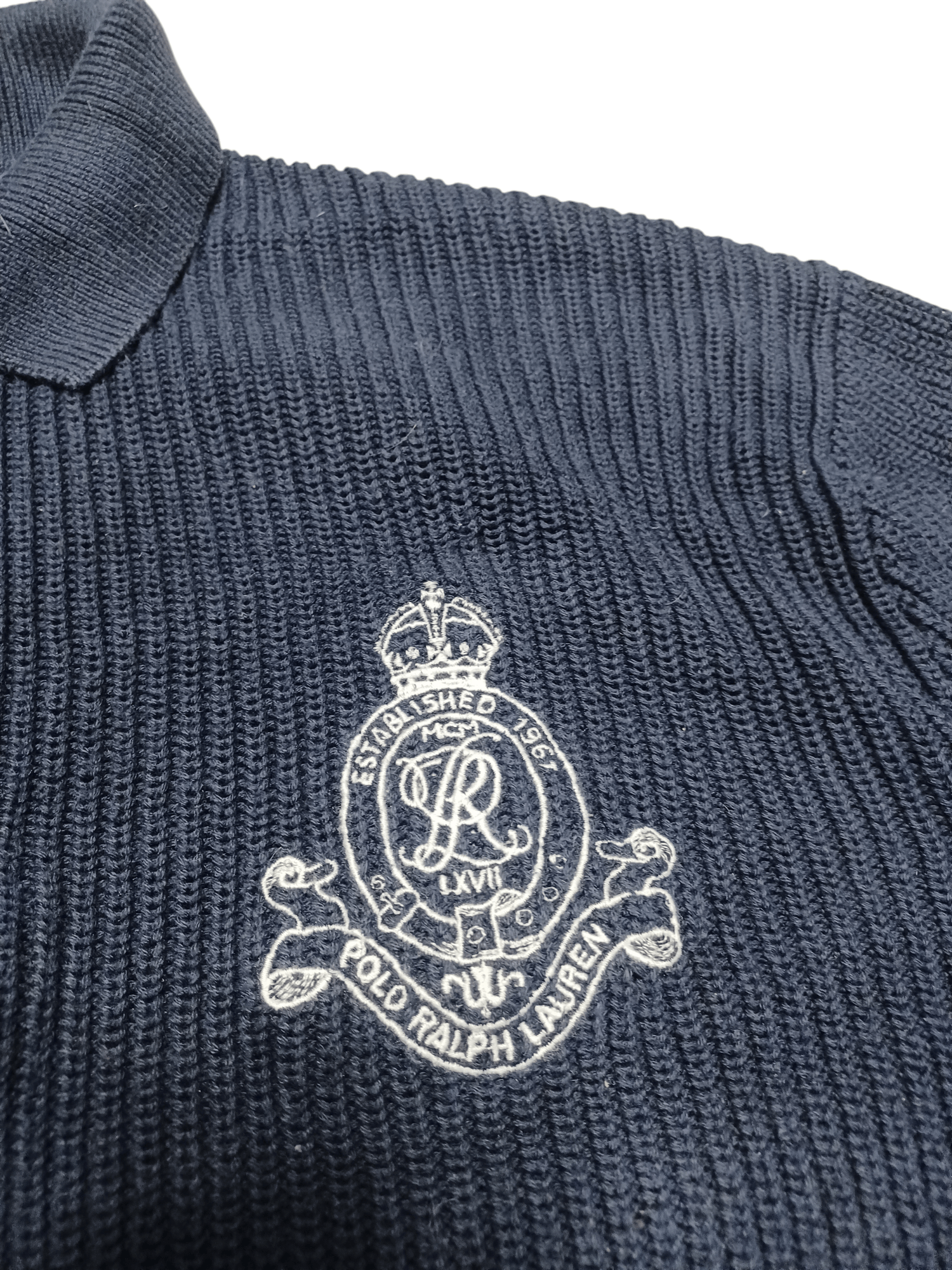 Polo Ralph Lauren POLO RALPH LAUREN VINTAGE EMBROIDERED LOGO SWEATER Size US L / EU 52-54 / 3 - 2 Thumbnail