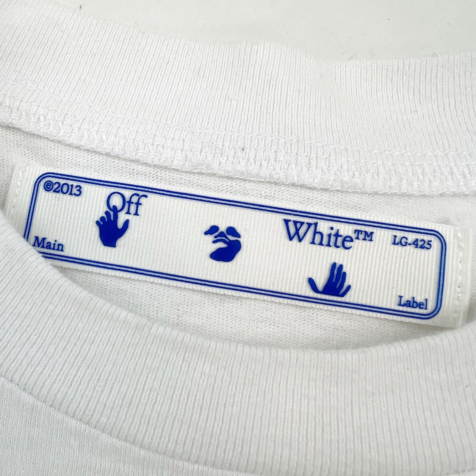 Off-White Off-White Pascal Skeleton White T Shirt Size US S / EU 44-46 / 1 - 5 Thumbnail