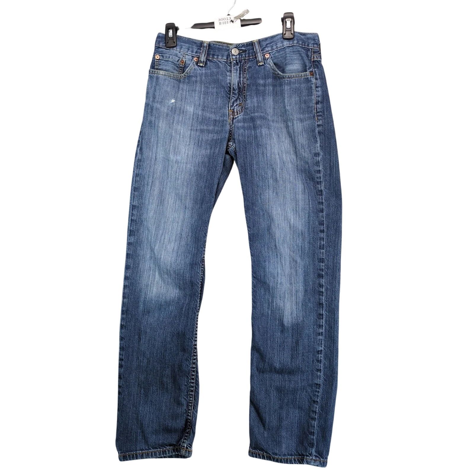 Levi's Levi's 514 Straight Fit Jeans Men's 30x29 Medium Wash Cotton Size US 30 / EU 46 - 1 Thumbnail