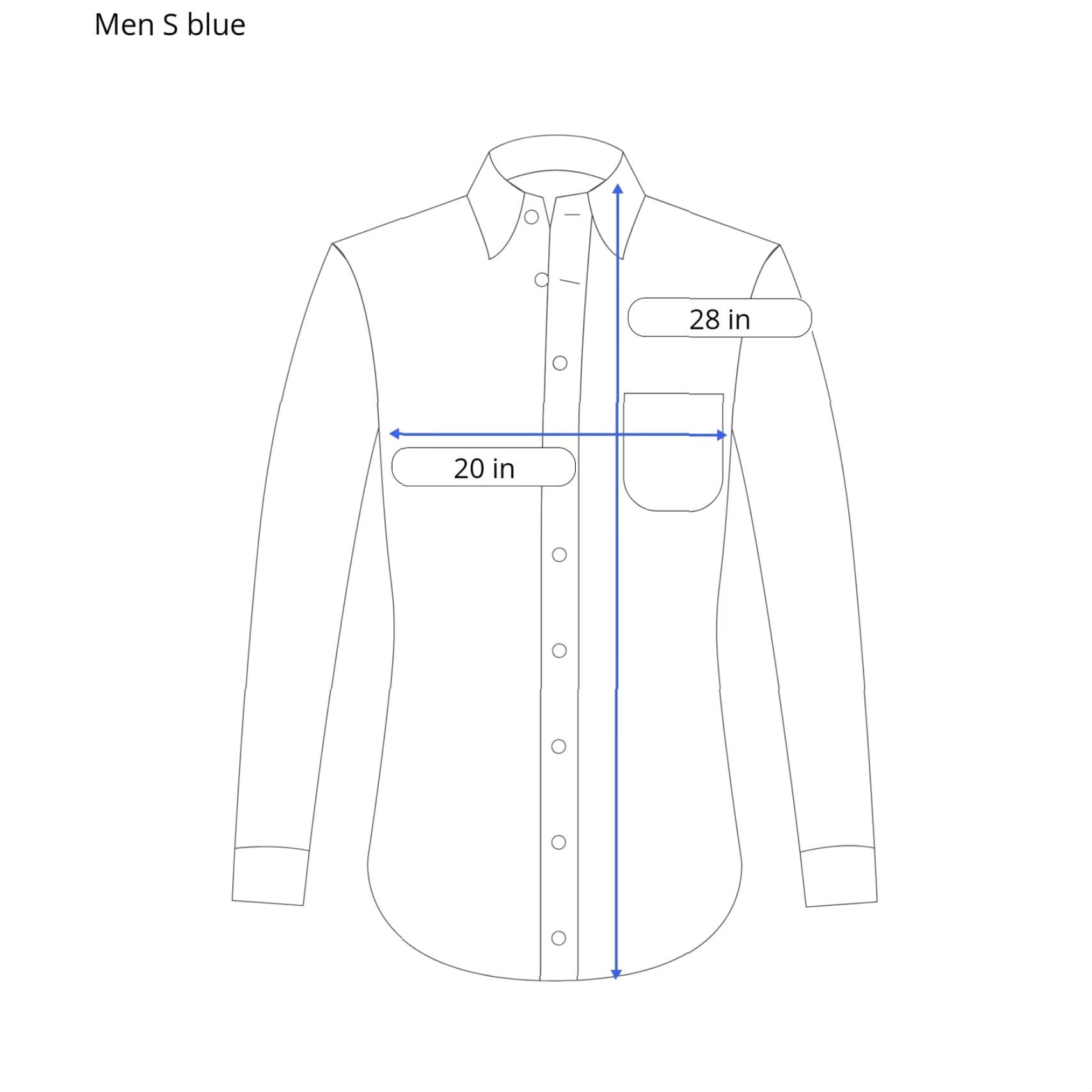 Zara ZARA Button-Up Shirt Mens S Blue Cotton Long Sleeve Button-Down Collar Minimalist Y2K Retro Pockets Casual Business Travel Size US S / EU 44-46 / 1 - 5 Thumbnail
