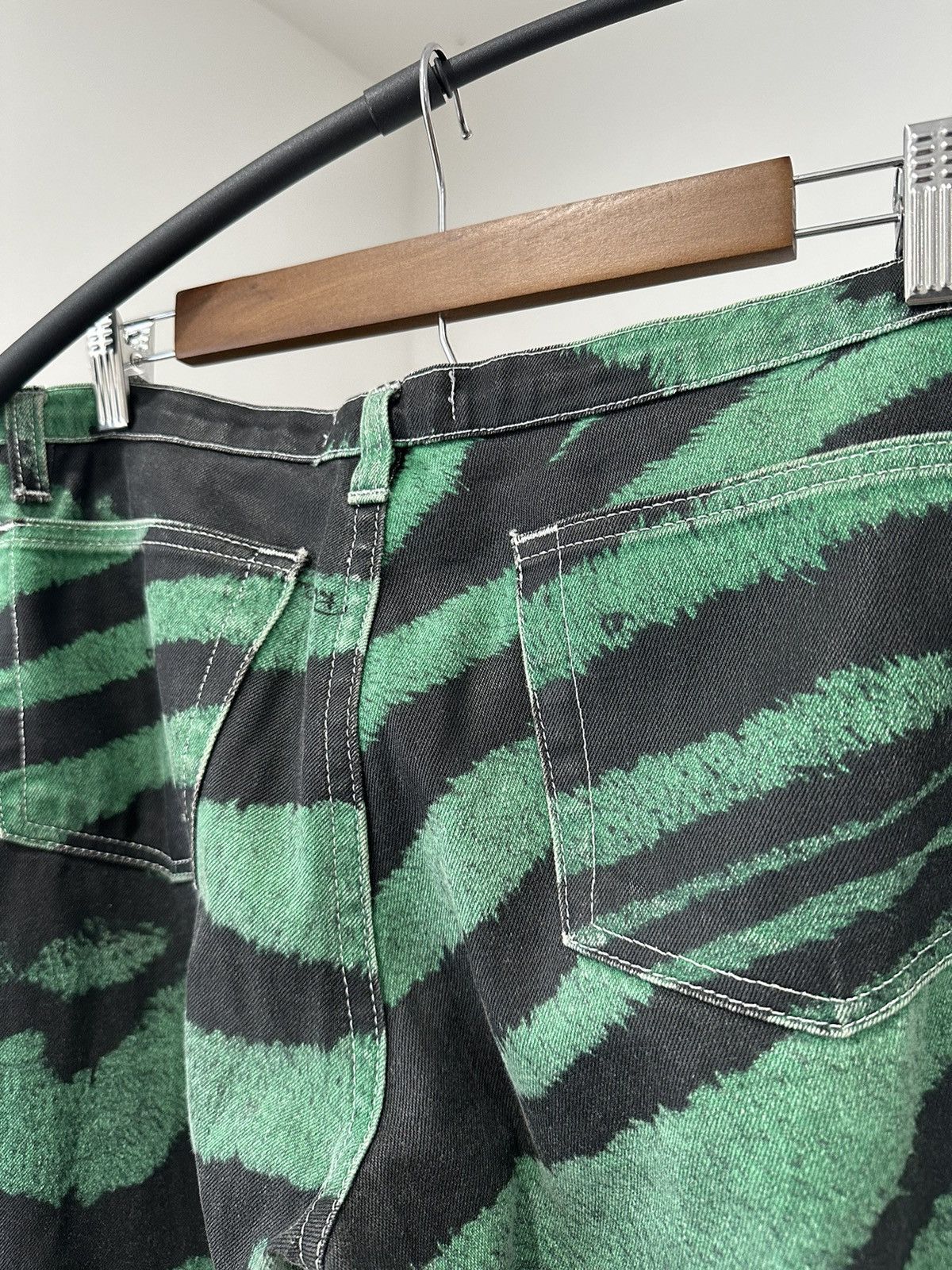 Roberto Cavalli Roberto Cavalli Runway Zebra Print Jeans Size 29" - 6 Thumbnail
