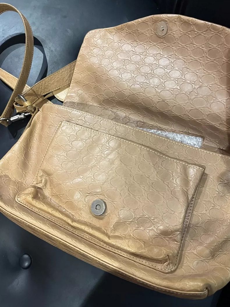 Vivienne Westwood Vivienne Westwood size os Logo Saturn full print leather ba Size ONE SIZE - 7 Thumbnail