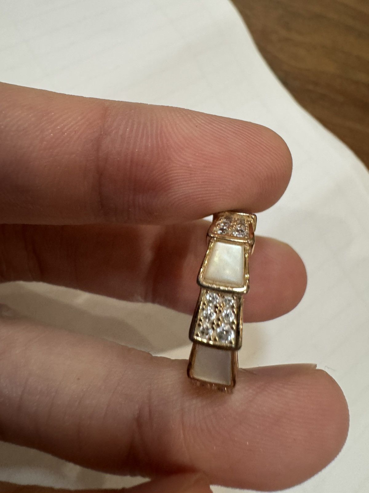 Bvlgari Serpenti Viper 18 kt rose gold ring Size ONE SIZE - 8 Thumbnail