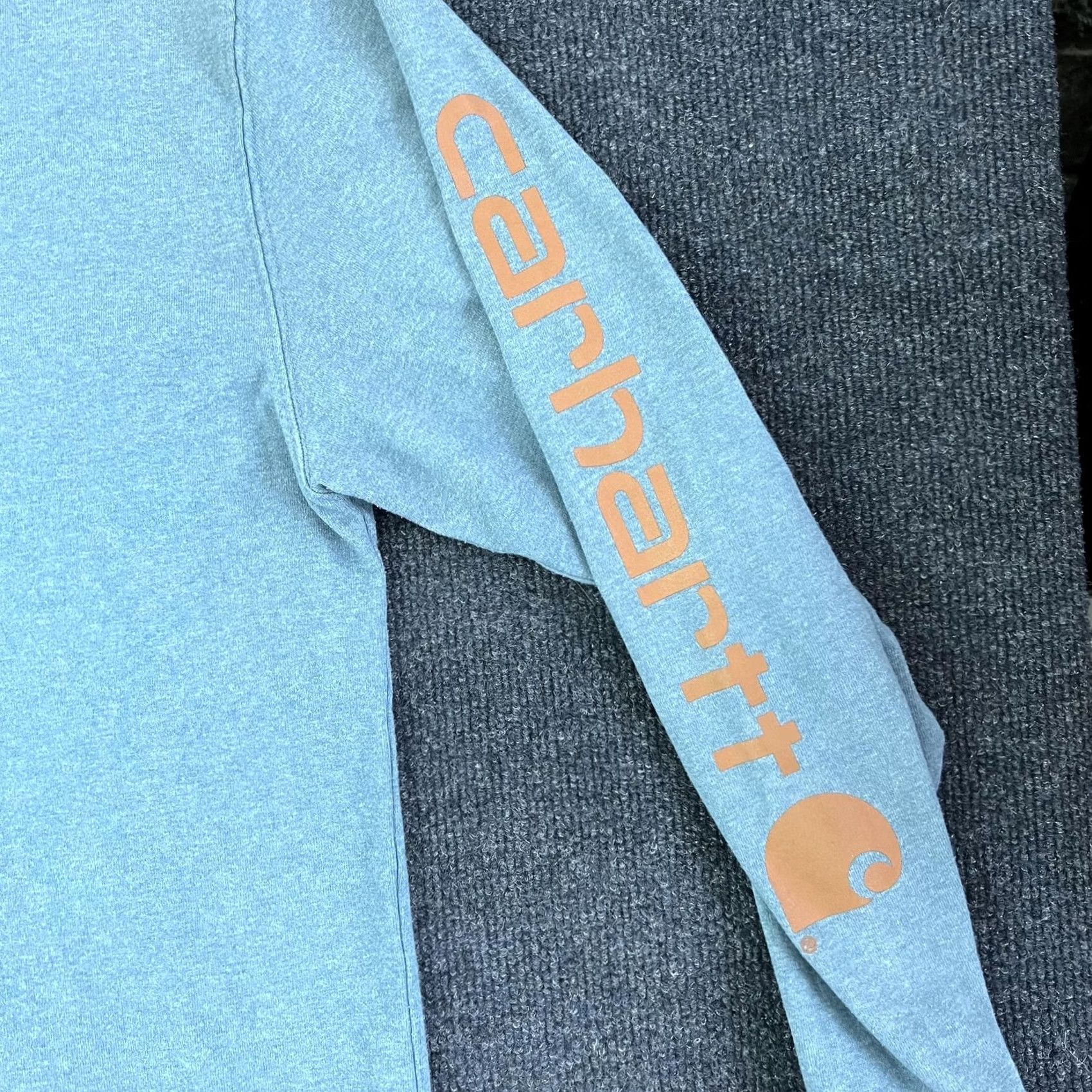 Carhartt Carhartt Shirt Mens Small Blue Original Fit Long Sleeve Workwear Tee T-Shirt Size US S / EU 44-46 / 1 - 2 Thumbnail