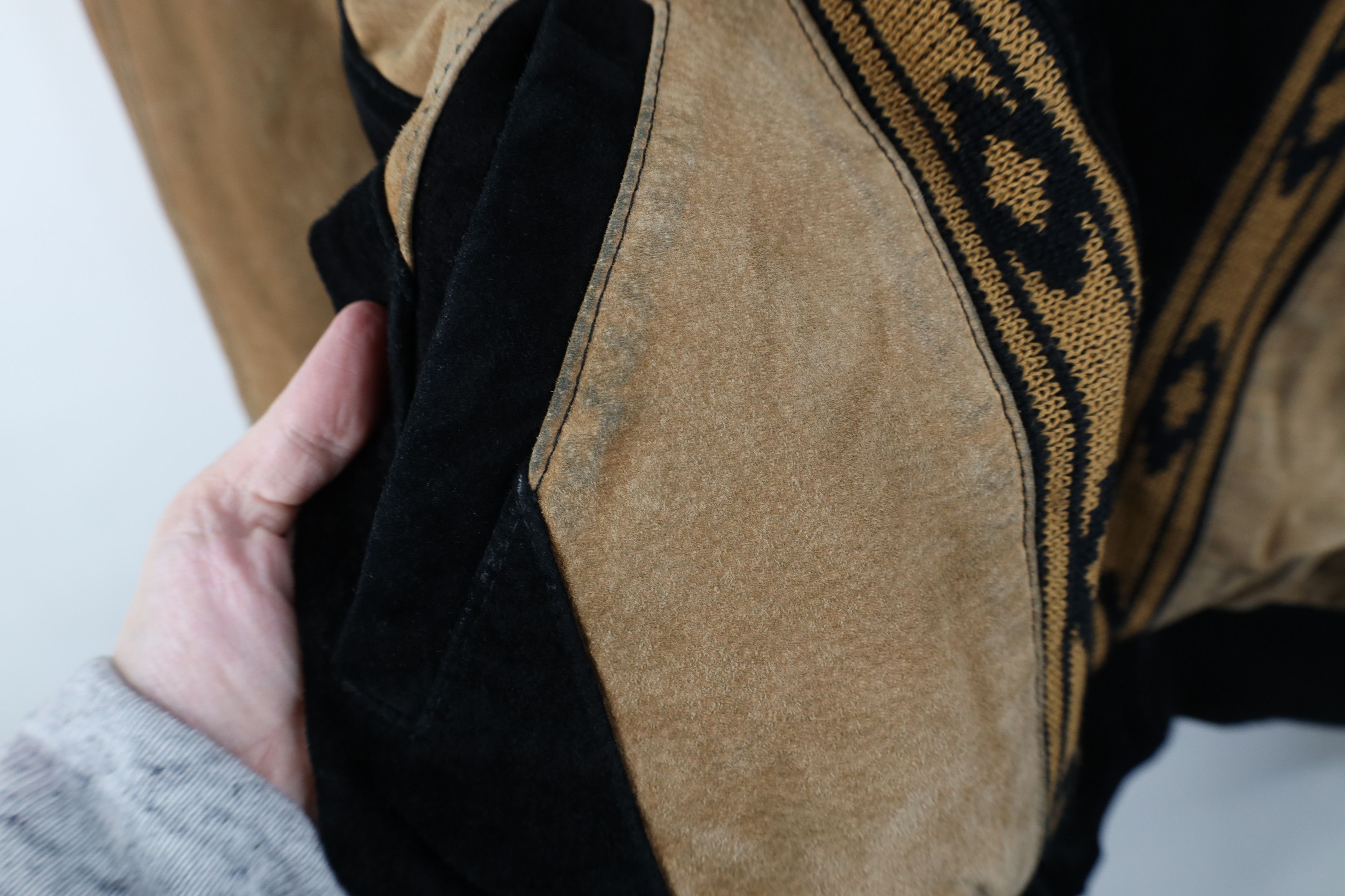 Scully Vintage 90s Scully Western Suede Leather Bomber Jacket Size US L / EU 52-54 / 3 - 7 Thumbnail