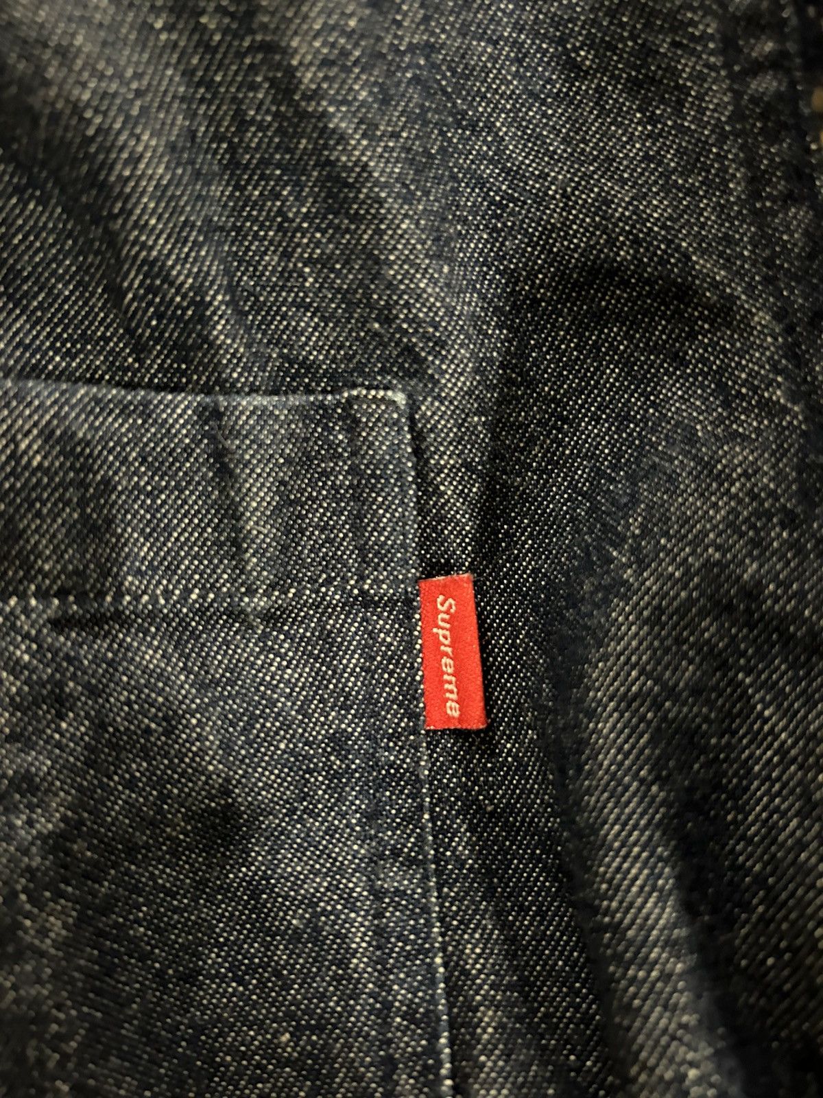 Supreme Supreme plaid denim hooded shirt Size US XL / EU 56 / 4 - 6 Thumbnail